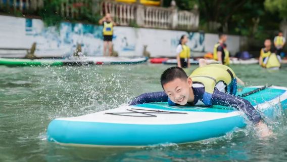 [Landschaftsgebiet Tongjing] Stand-Up-Paddling/Kajakfahren in der Höhle | Durchquerung der kleinen Drei Schluchten + Erkundung des unterirdischen Flusses