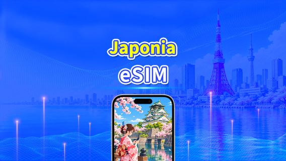 Japonia 5G eSIM | 3 sieci | Dzienny/łączny pakiet danych | Rozliczenie co 24 godziny | 1–30 dni | QR Code