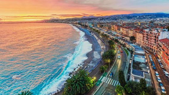 Nice - lawatan panorama bandar lama + Teluk Malaikat + Castle Hill of Nice - lawatan sehari sewaan peribadi nikmati keselesaan peribadi