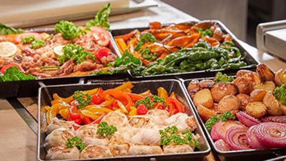 «Неограниченное количество мраморной говядины» Ваучер на обед или ужин в ресторане Checkers отеля Тайбэй Caesar (в выходные дни +100 TWD)