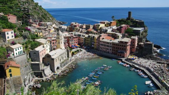 Cinque Terre: Day Trip from Florence + Boat Tour + Optional Hiking