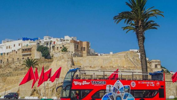 48-hour pass for a hop-on hop-off bus tour of Tangier and surroundings