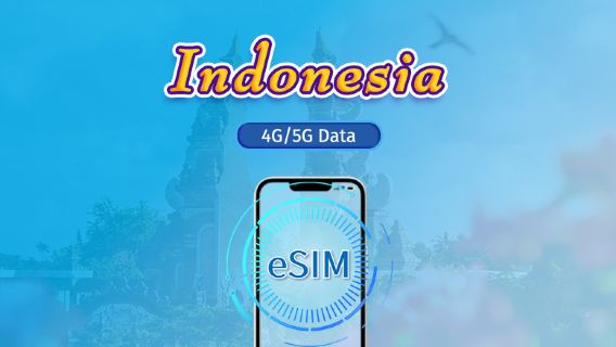 Indonesia | eSIM 5G/4G | Gói Ngày/Gói Tổng | Thanh toán 24H | 1-30 ngày | Mã QR