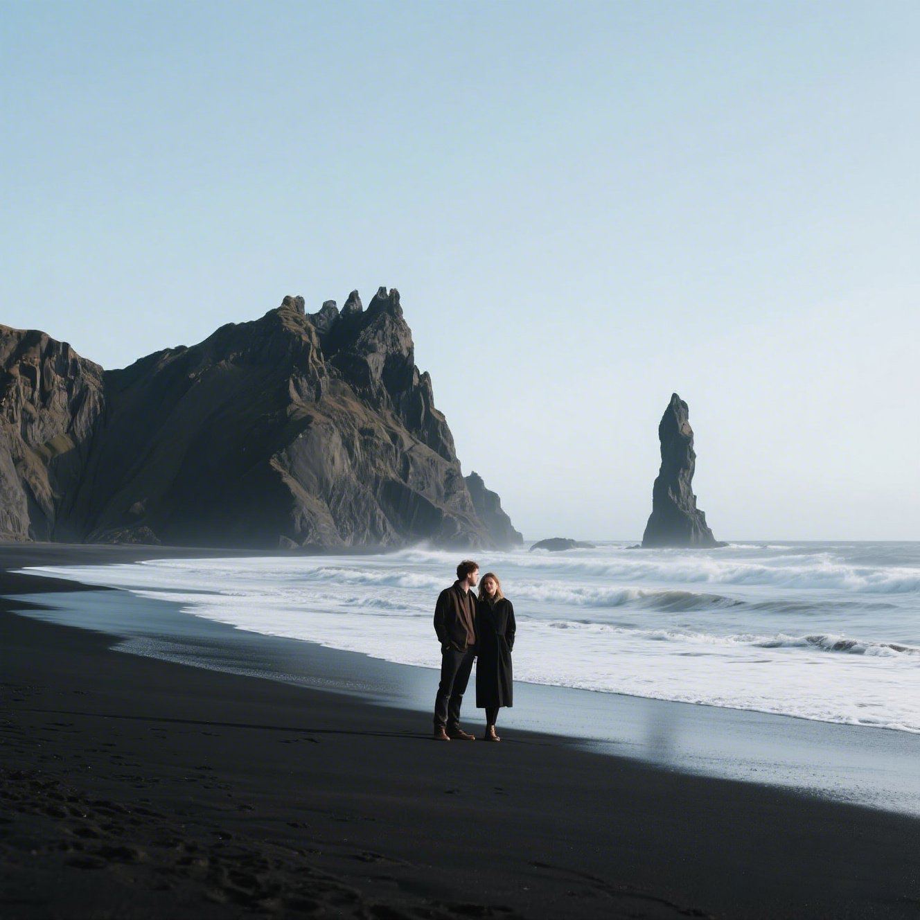 Chinese group day tour of Iceland's South Coast classics: Seljalandsfoss, Skógafoss, Reynisfjara Beach, and Vik Town