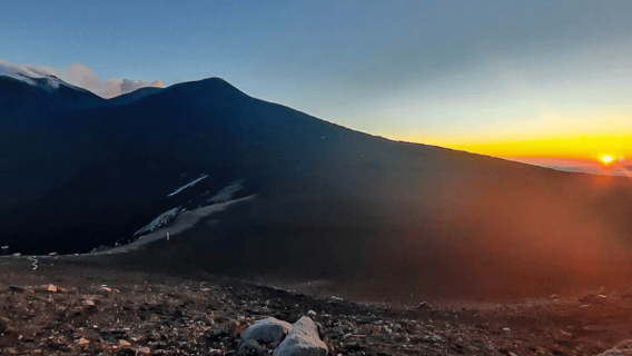 Ätna-Sonnenuntergangstour auf 3000 m.
