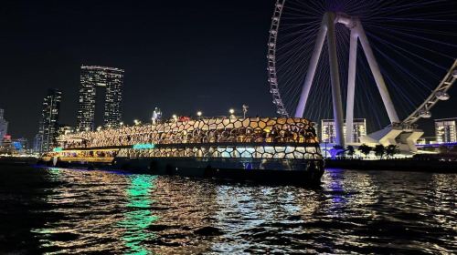 Dubai Lotus Mega Yacht Dinner Cruise Tour with Private Transfers Day Tours 5