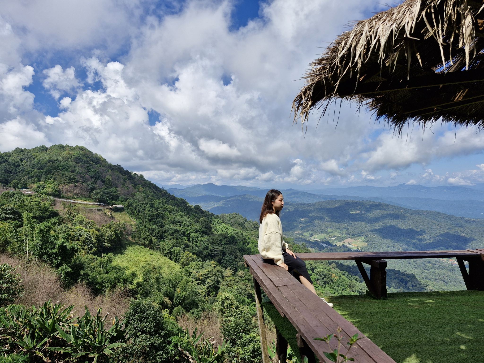 Chiang Mai: Heavenly Heights of Mon Jam & Cozy Sips at Elephant Café Half-Day Tour