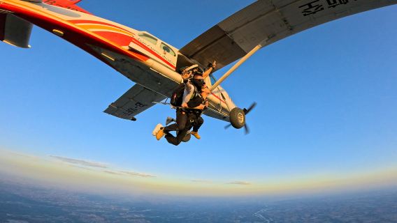 【藍色氣流】四川成都崇州高空攝影雙人跳傘