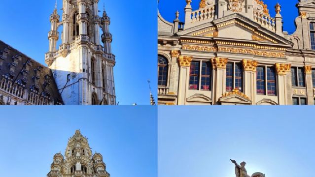 Lawatan sehari sewaan peribadi ke Dataran Besar Brussels, Katedral Utama, Dewan Bandaraya dan Atomium di Belgium