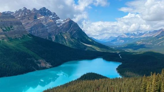 Kanada Calgary - Banff - Lawatan Tiga Tasik - Tasik Louise - Tasik Moraine - Sewaan Peribadi Lawatan Santai