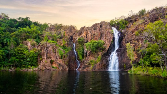 Passeio de 1 dia para as Cataratas de Litchfield e os montes de cupins em Darwin, Território do Norte [Grupo em inglês | Transferências em vários pontos]