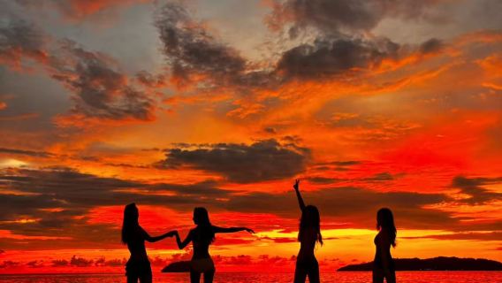 Sabah Kota Kinabalu Tanjung Aru Beach SUP sunset half-day tour with Chinese guide