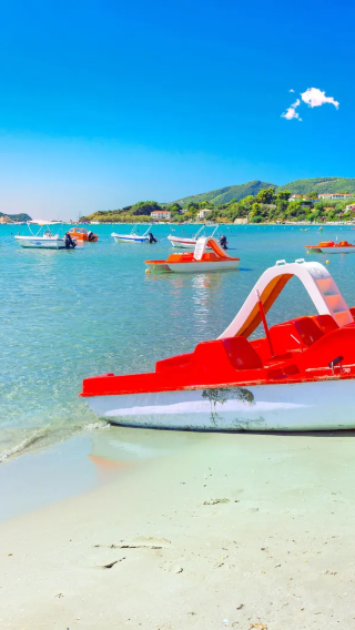 [เกาะซาคินทอส] ทัวร์ครึ่งวันโรแมนติกเรือที่เกาะเต่า+ดำน้ำตื้นได้+ไล่จับเต่าทะเล