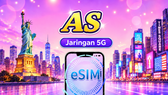 Amerika Serikat 5G eSIM | Mendukung aplikasi populer seperti Tiktok & Google Maps | Paket harian/paket data | 1 - 30 hari | Dihitung per 24 jam | Kode QR