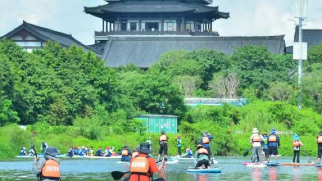 樂水槳板俱樂部(海珠湖店)皮艇1小時【槳板/皮艇+1小時體驗+水上探索海珠湖+新手可體驗】