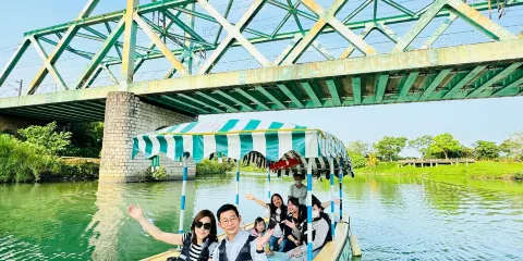 宜蘭|冬山河生態綠舟|電動船・水上單車體驗