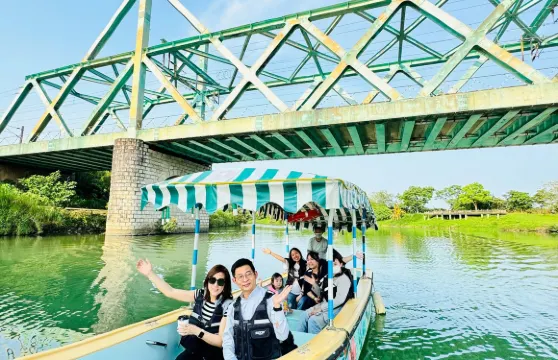 宜蘭|冬山河生態綠舟|電動船・水上單車體驗