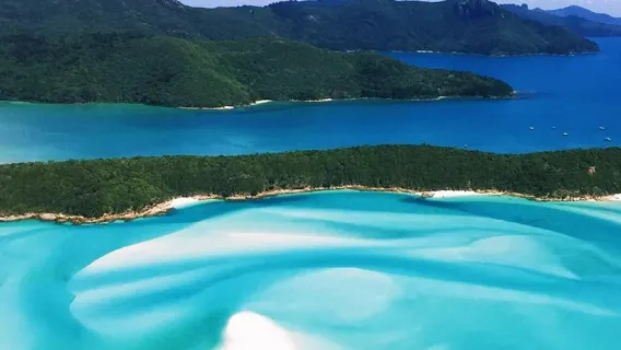Excursion d'une demi-journée à la plage de Whitehaven dans les îles Whitsunday [Aller-retour en bateau au départ d'Airlie Beach/Île Hamilton]