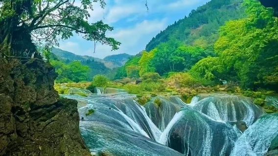 【貴陽起止】2+1陸地頭等艙黃果樹瀑布、天星橋、陡坡塘1日遊