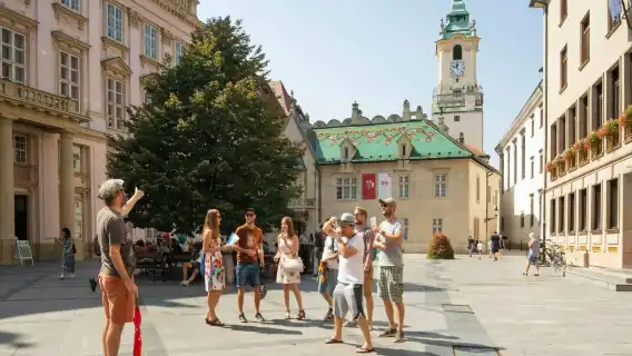 Exploring Bratislava Guided Walking Tour with Castle Admission