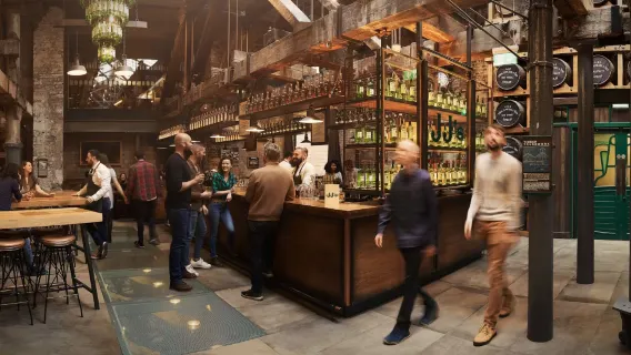 ประสบการณ์อาหารดับลิน: ทัวร์โรงกลั่น Jameson พร้อมไกด์นำเที่ยว [รวมเครื่องดื่ม Jameson 1 แก้ว/ยืนยันทันที/ยกเลิกได้ล่วงหน้า 1 วัน]