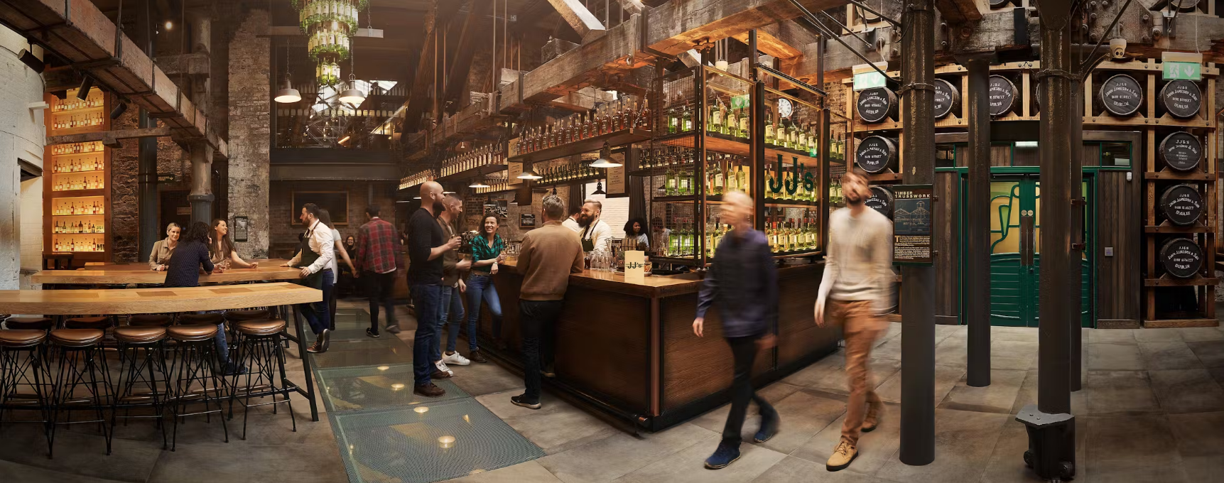 Гастрономический опыт в Дублине: экскурсия с гидом по винокурне Jameson [бокал виски Jameson/быстрое подтверждение, возможен возврат за 1 день]