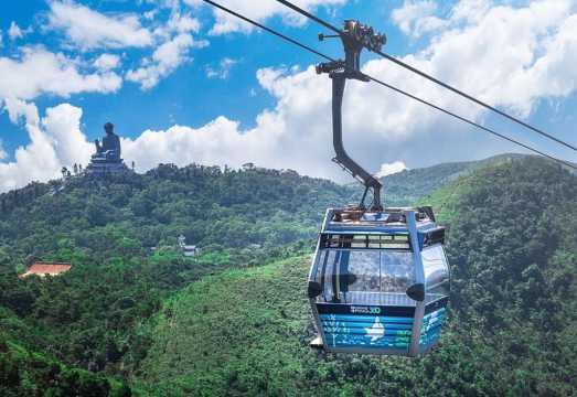 Ngong Ping 360 Round-Trip Cable Car Admission Ticket (Priority Boarding) + One-Way City Transfer