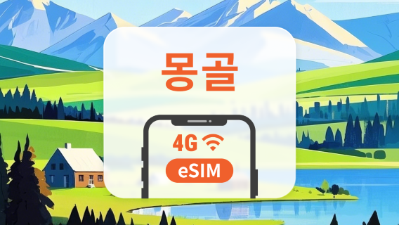 몽골 eSIM | ChatGPT 및 TikTok 지원 | 1~30일 | 즉시 QR 코드 발송
