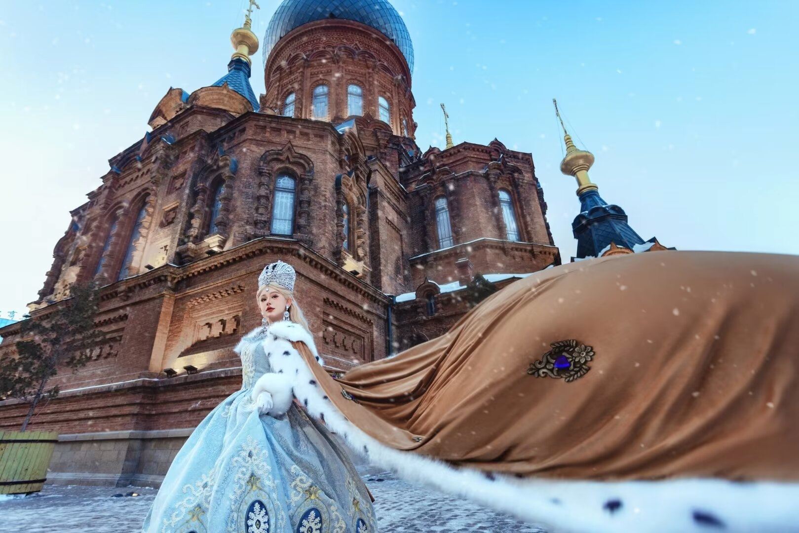 Harbin Trip Moments[Russian imperial-style costume photography (costume rental + photographer service + exquisite makeup/hairstyling)]