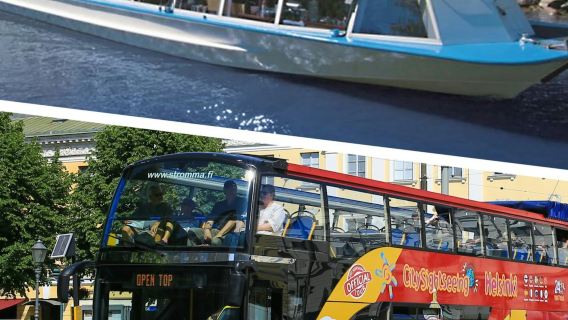 Helsinki Autobus Hop On-Hop Off & Crociera sul Canale