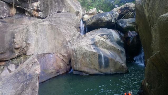 Nha Trang Ba Ho waterfall one-day tour (hiking adventure + climbing + swimming)