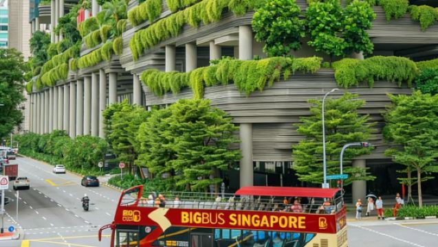 BigBus Singapore - Bus turistico hop-on hop-off (scoperto, due linee, panorama della Città del Leone, esplorazione libera)