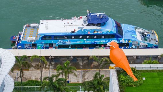 One-way ferry ticket from Zhuhai Hengqin terminal to Shenzhen Shekou port, 75 min high-speed direct route to Shenzhen Shekou terminal (Shenzhen Shekou cruise center)