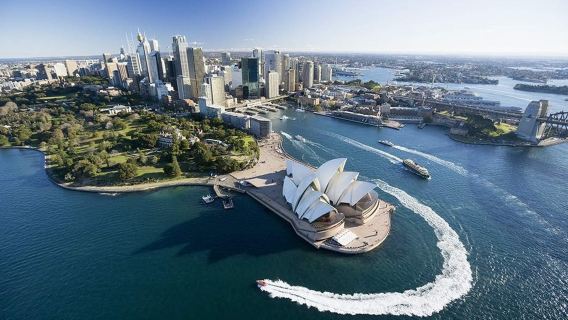 Passeio de iate turístico no Porto de Sydney - 60 minutos de excursão - Píer 6 no Circular Quay - Cruzeiro pela Ópera de Sydney e Ponte do Porto de Sydney - Passando pelo Forte Denison - Desfrute de vistas panorâmicas da Ilha Clark