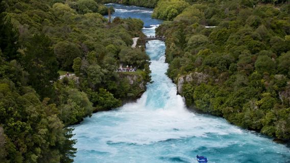 Auckland pakej berkumpulan kecil Blue Spring - Taman Geoterma - Huka Falls - Taupo | Termasuk tiket/pakej berkumpulan/sewaan peribadi