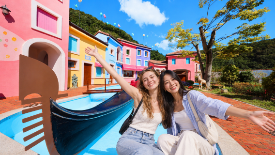 Nami Island + Petite France/Italy village + rail bike + Morning calm garden 1-day tour