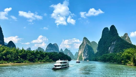 Excursion d'une journée : Croisière 4 étoiles sur la rivière Li à Guilin + Pic Ruyi à Yangshuo + Spectacle Impression Liu Sanjie