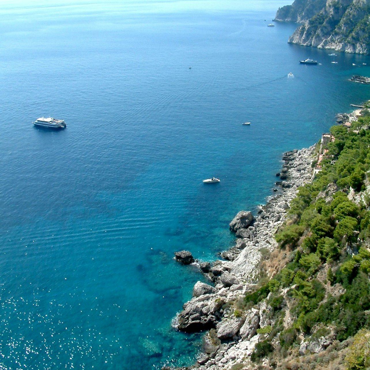 Capri Coast to Coast Boat Excursion