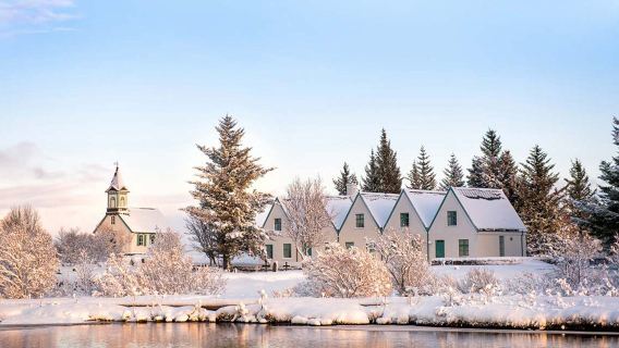 Iceland Golden Circle one-day tour Round-trip with Thingvellir Gullfoss Waterfall and Crater Lake