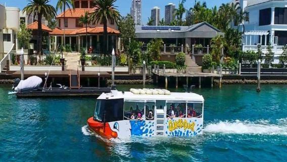 Lawatan Bot Amfibia Quack'rDuck di Gold Coast, Australia