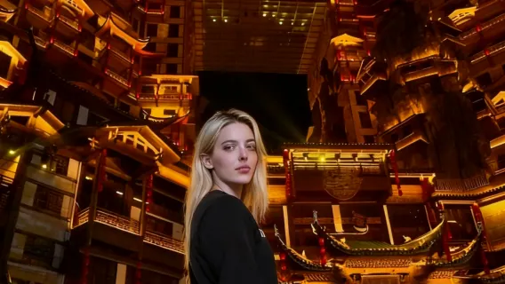 Zhangjiajie Tianmen Mountain Nachtlichtshow und 72 Qilou mit Guide & Fahrer