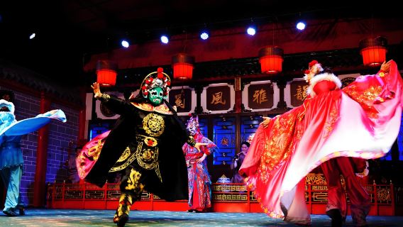 Représentations incontournables de l'opéra du Sichuan à Chengdu, élégance du style du Sichuan, allée Kuanzhai, visite privée d'une journée à Jinli