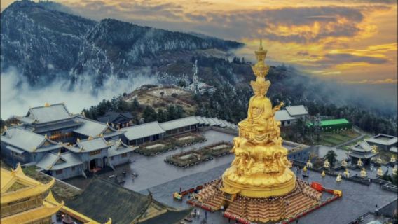 成都往復:楽山大仏(らくさんだいぶつ)+峨眉山【中英露仏西多言語対応-カスタム専用車ツアー】#