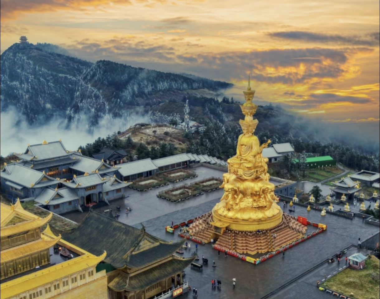 Chengdu Hin- und Rückfahrt: Großer Buddha von Leshan + Berg Emei [Mehrsprachig Chinesisch-Englisch-Russisch-Französisch-Spanisch - Maßgeschneiderte Charterfahrt] #