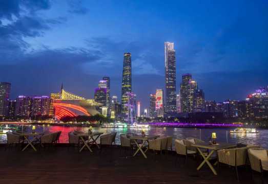 Guangzhou: Tapun Bar - 270° Pearl River Night View Bar (Food + Music + Drinks for a one-stop leisure experience)