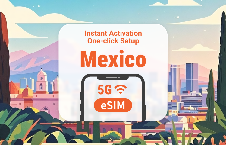 Mexico 5G eSIM | Dual Network • All AI & TikTok | 1–30 Days | QR Code