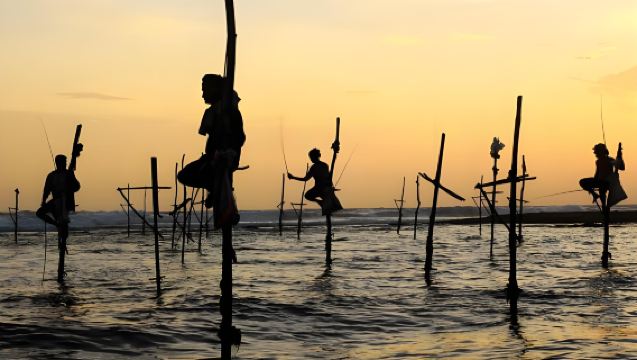 Sri Lanka Colombo | Spirited Away Seaside Train + Old Town of Galle and its Fortifications + Koggala Stilt Fishermen
