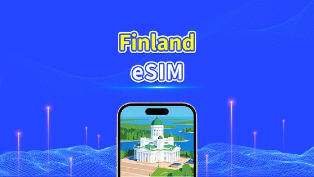 Finland eSIM | 5G/4G | Hoge snelheidsdata | 24 uur | 1-30 dagen | QR-code