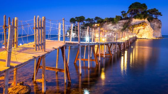 Zakynthos: Sunset Tour to Keri Caves and Mizithres Rocks with Champagne Tasting