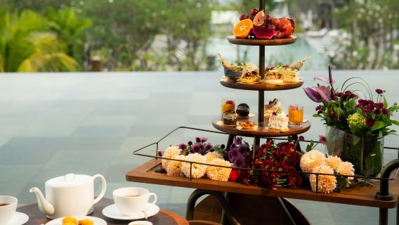 Afternoon Tea with Ocean View at The Lounge, Regent Bali Canggu